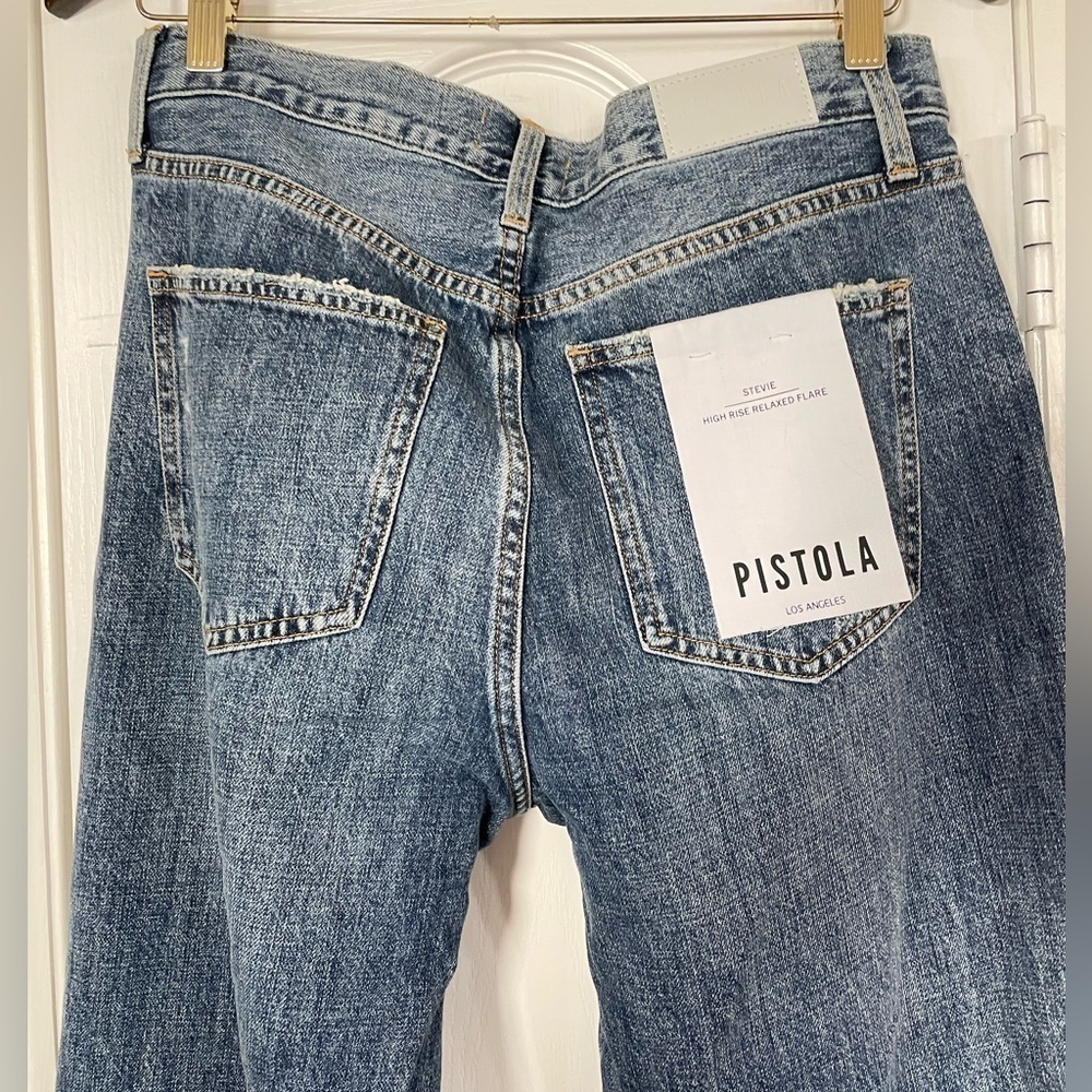 PISTOLA Stevie Pulse High Rise Relaxed Flare Jeans - Picture 13 of 16